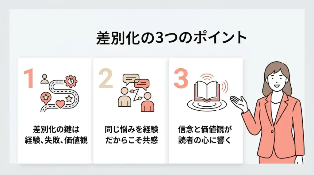 女性起業家がWeb集客で選ばれるには？「選ばれる理由」を言語化する方法